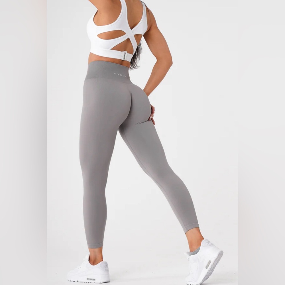NVGTN light grey solid seamless leggings